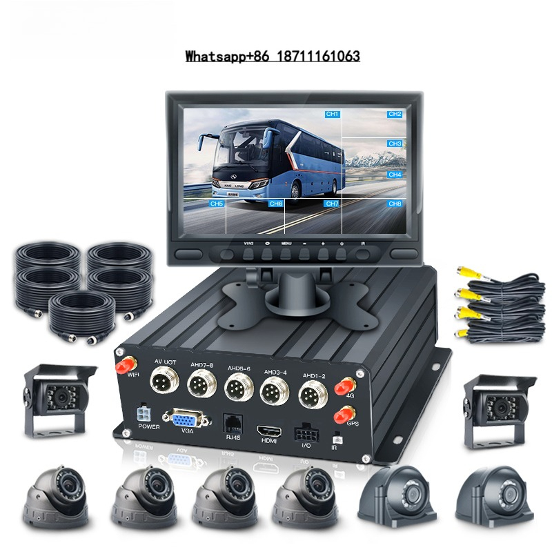Mobile & Tablet Accessories - ระบบติดตามการมองเห็นแบบเรียลไทม์ 8CH 4G HDD DVR 10.1
