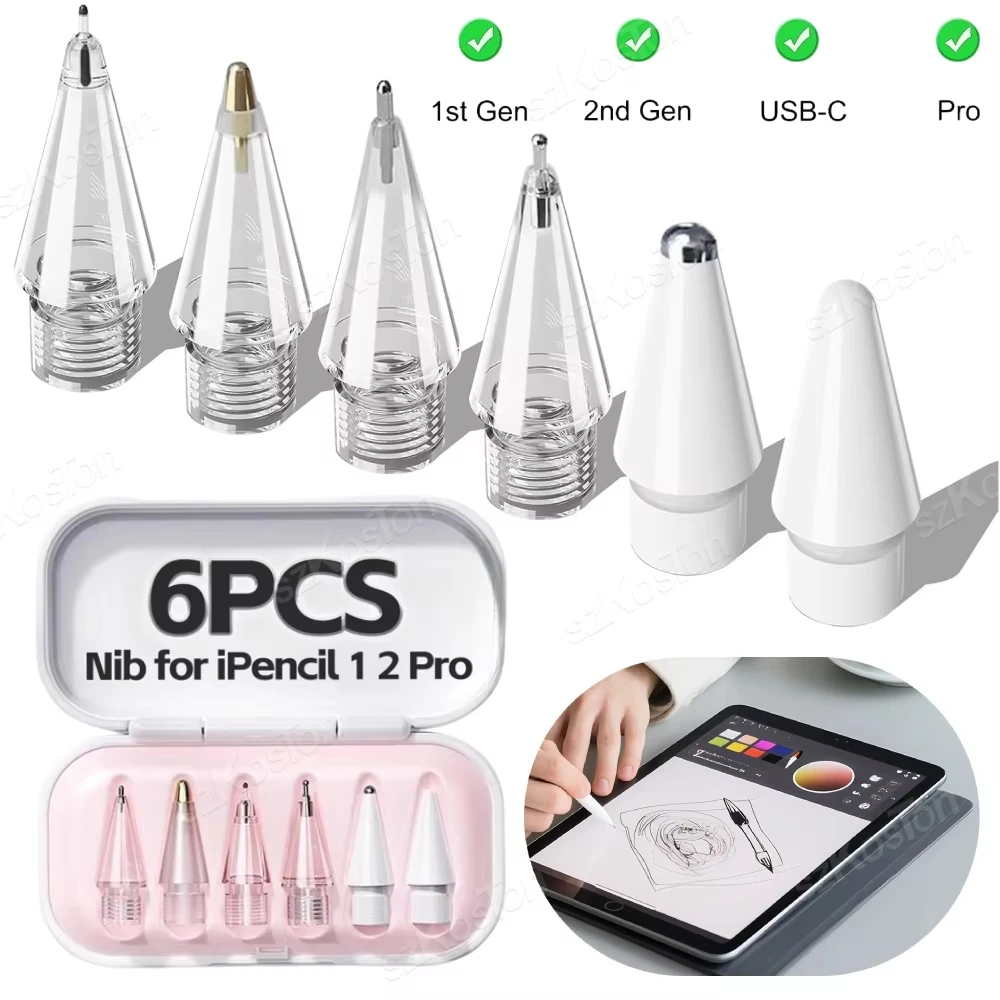 Ipad Pencil Stylus - หัวปากกา DIXSG สำหรับเปลี่ยนหัวปากกา Apple Pencil รุ่นที่