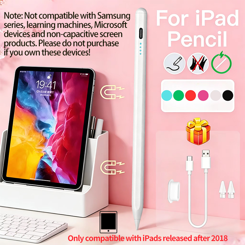 Ipad Pencil Stylus - ปากกาสไตลัสสุดพิเศษสำหรับ iPad รุ่นปี 2026 วางจำหน่ายหลังปี 2018