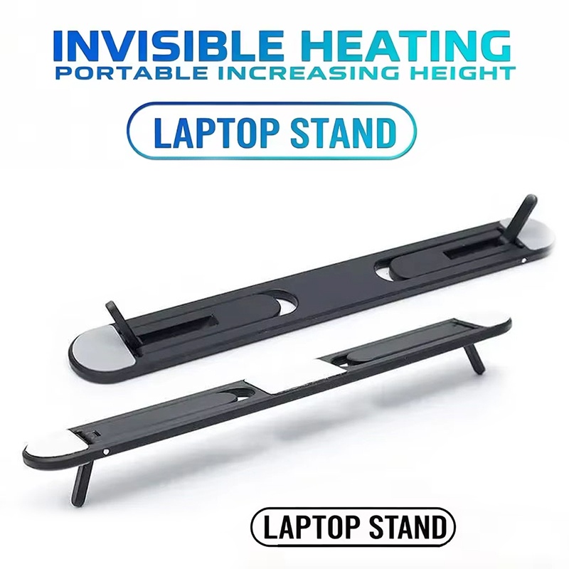 Cooling Stand Tablet - แท่นวางแล็ปท็อปอเนกประสงค์ แผ่นรองระบายความร้อนโน้ตบุ๊ก แท่นวางแล็ปท็อปแบบพับได้ สำหรับ Macbook Pro