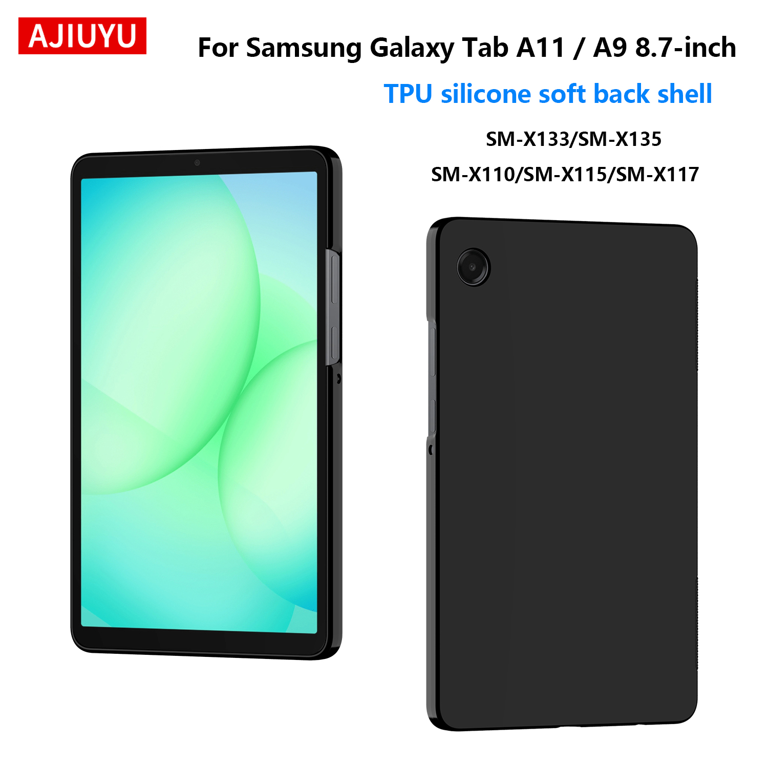Galaxy Tablet Accessories - เคสซิลิโคนนิ่มสำหรับ Samsung Galaxy Tab A11 8.7