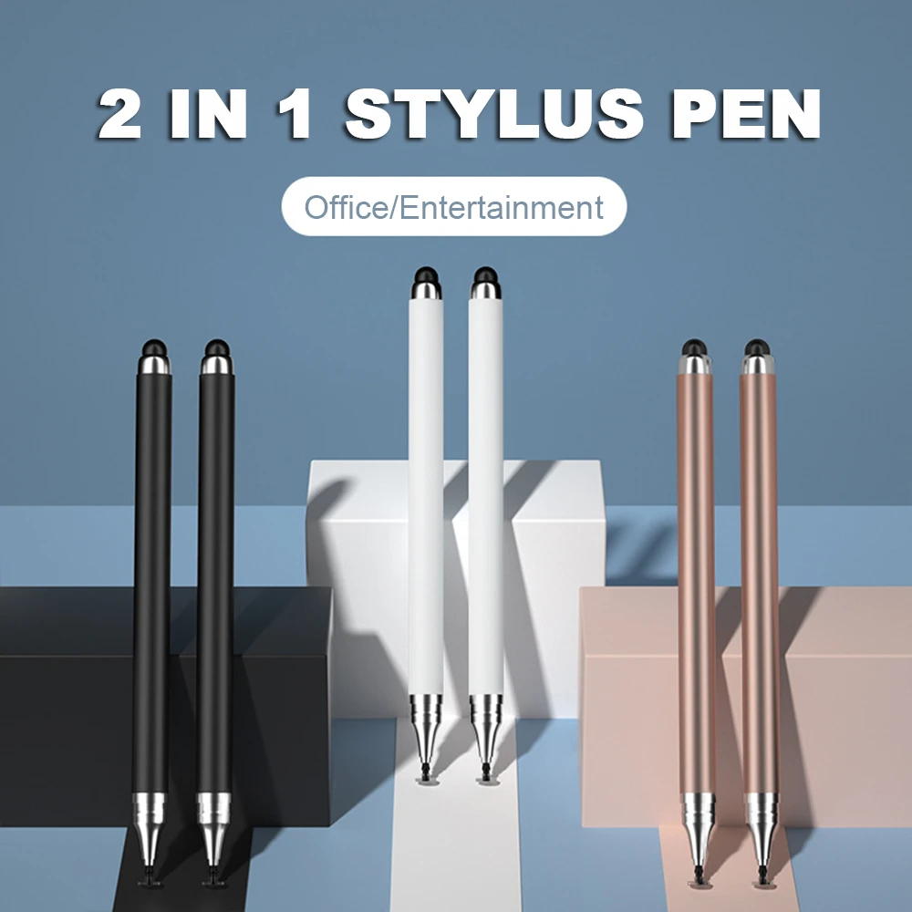 Ipad Pencil Stylus - ยูนิเวอร์แซล 2 อิน 1 ปากกาสไตลัสสำหรับไอโอเอส แอนดรอยด์