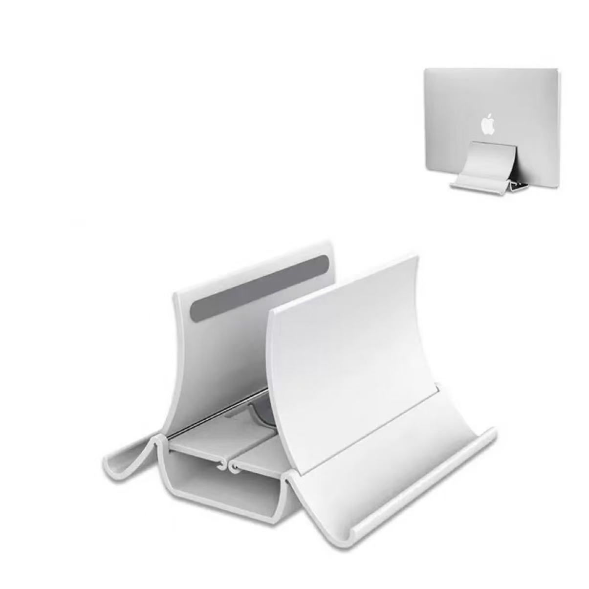 Tablet Ipad Accessories - ขาตั้งแล็ปท็อปแนวตั้ง การกระจายความร้อน ขาตั้งแล็ปท็อปกันลื่น ที่วางโน้ตบุ๊คแบบเหนี่ยวนำแรงโน้มถ่วง แท่นวางโน้ตบุ๊คสำหรับไอแพดโปรแท็บเล็ต