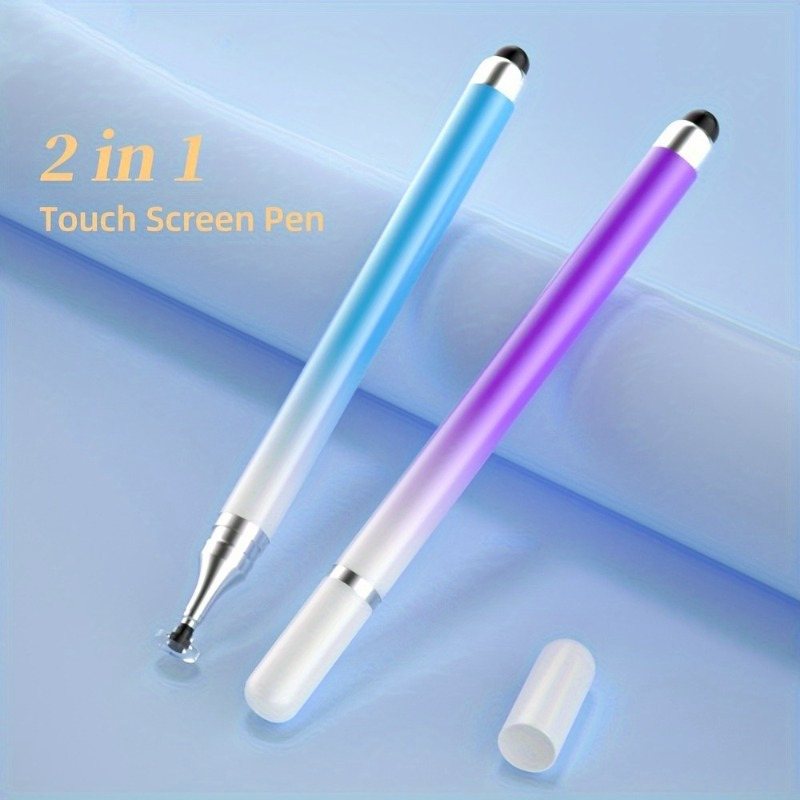 Ipad Pencil Stylus - ปากกาสไตลัสไล่โทนสีสากล 2-in-1 1 ชิ้นสําหรับสมาร์ทโฟน แท็บเล็ต และ