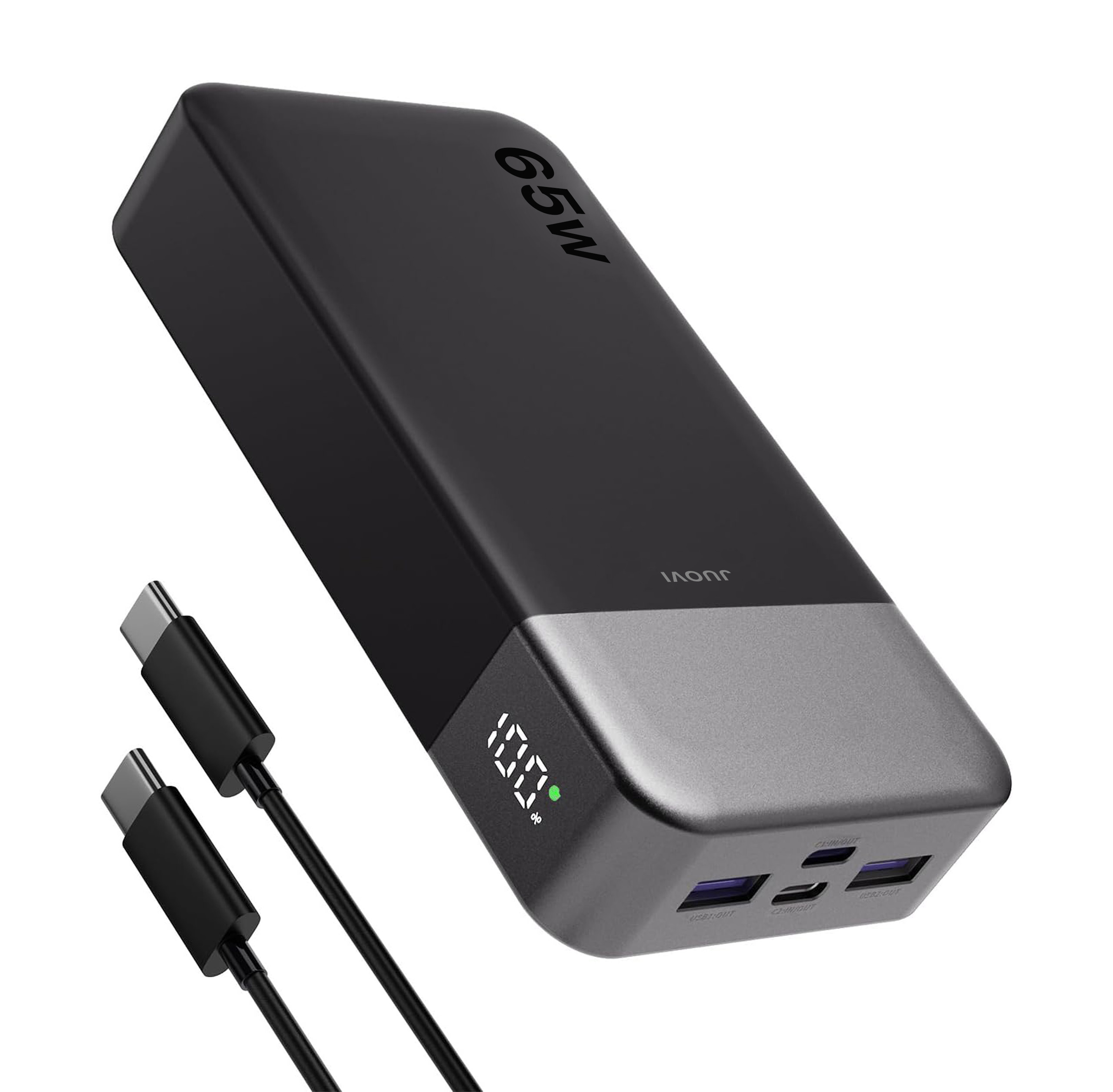 Dell Tablet Accessories - JUOVI แบตเตอรี่สำรองแบบพกพา 65W 20000mAh พาวเวอร์แบงค์ขนาดกะทัดรัด USB