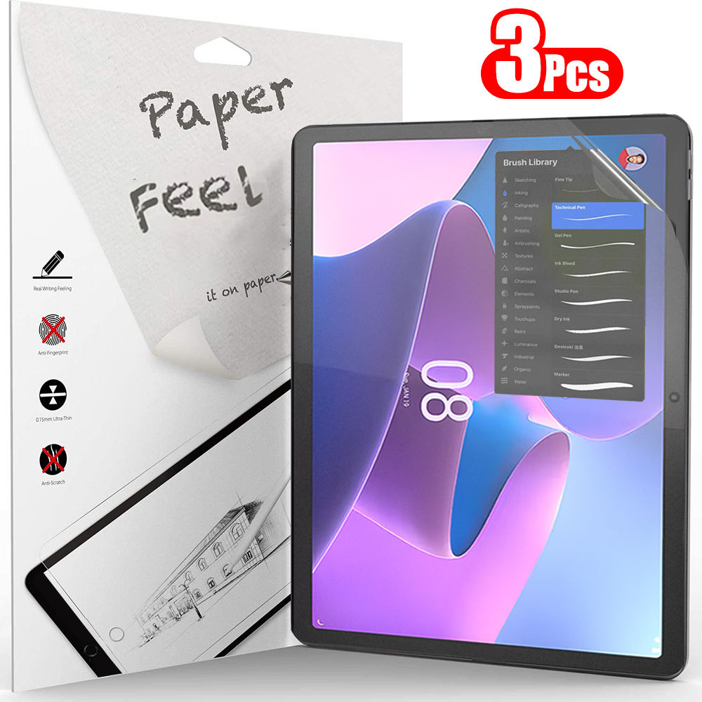 Lenovo Tablet M11 Accessories - 3 ชิ้นกระดาษรู้สึกเช่นป้องกันหน้าจอสําหรับ Lenovo TAB M10 2nd