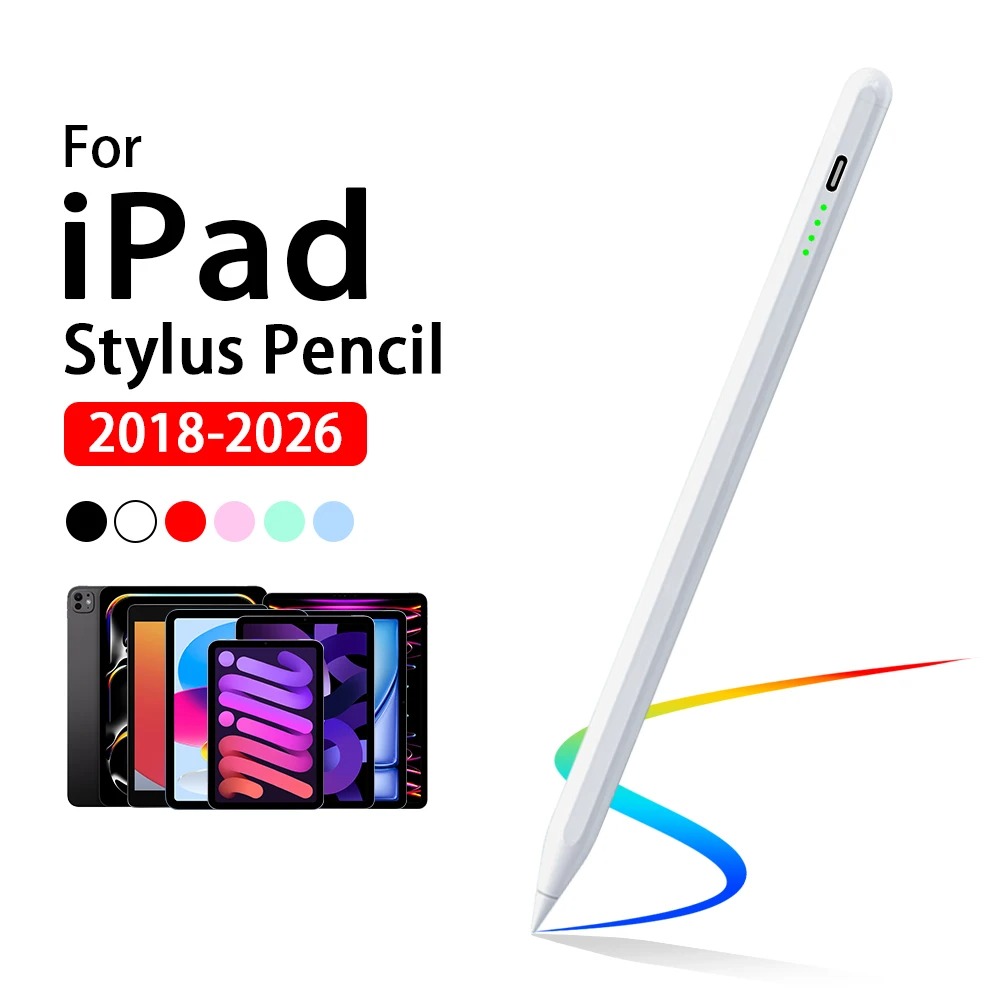 Ipad Pencil Stylus - ดินสอสำหรับ Apple iPad พร้อมระบบป้องกันการสัมผัสโดยฝ่ามือ สำหรับ iPad