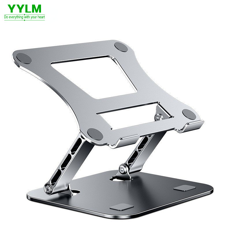 Cooling Stand Tablet - ขาตั้งแท็บเล็ตโทรศัพท์แท็บเล็ตแล็ปท็อปอลูมิเนียมอัลลอยด์แบบปรับได้สูงสุด 17 