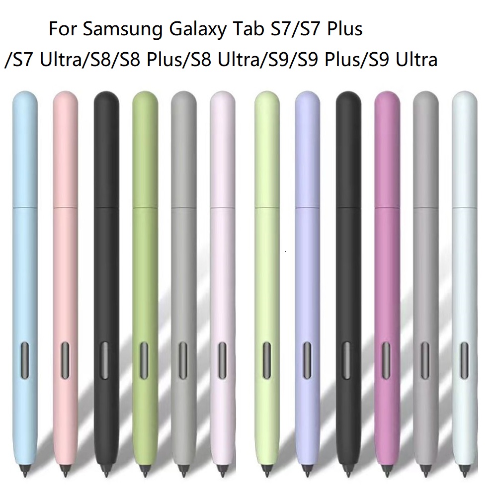 Galaxy Tablet Accessories - เคสแท็บเล็ตดินสอซิลิโคนกันลื่นเหมาะกับสรีระสำหรับ Samsung Galaxy Tab S7/S8/S9 PLUS