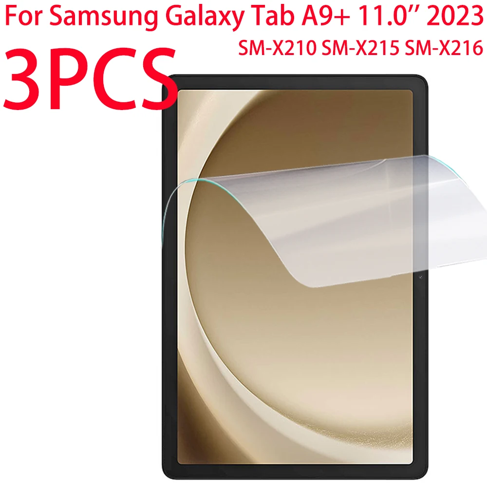 3PCS PE PET ฟิล์มกันรอยหน้าจอส - Galaxy Tablet Accessories บทวิจารณ์และราคา
