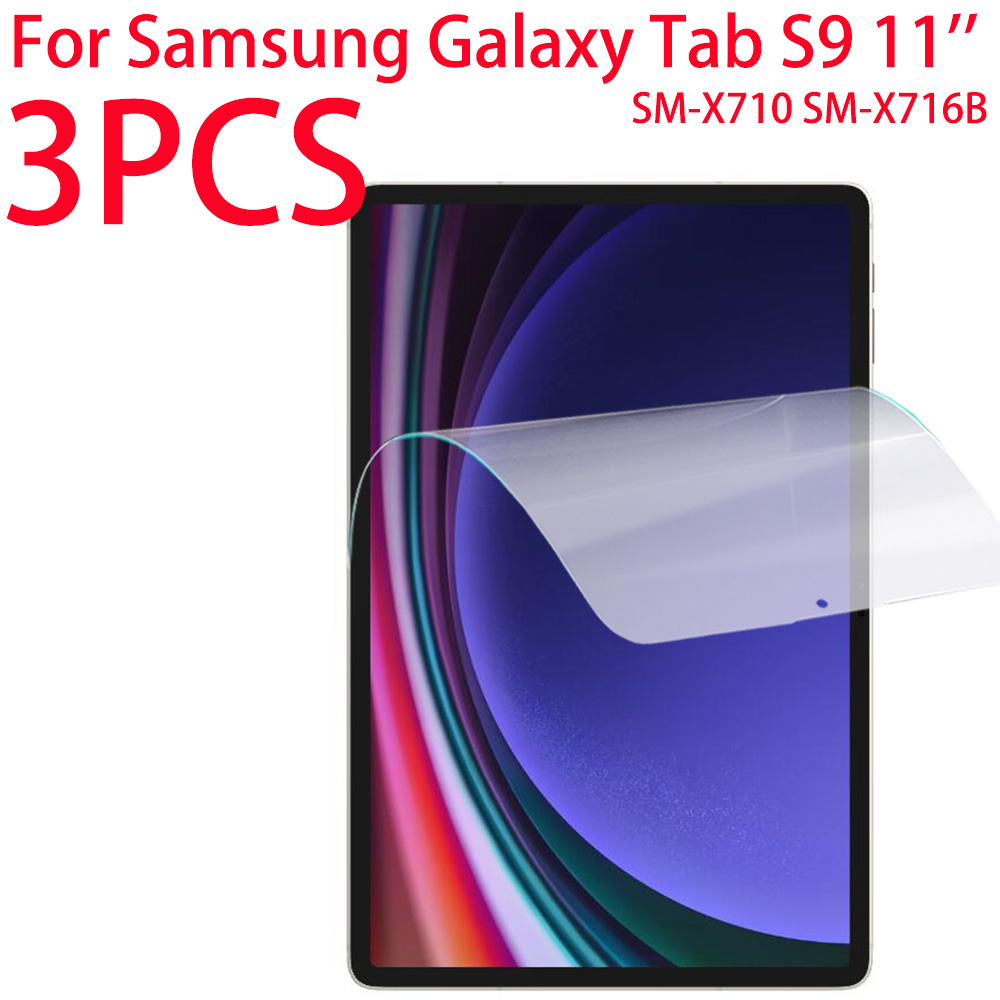 3แพ็คPETฟิล์มกันรอยหน้าจอสําหร - Galaxy Tablet Accessories บทวิจารณ์และราคา