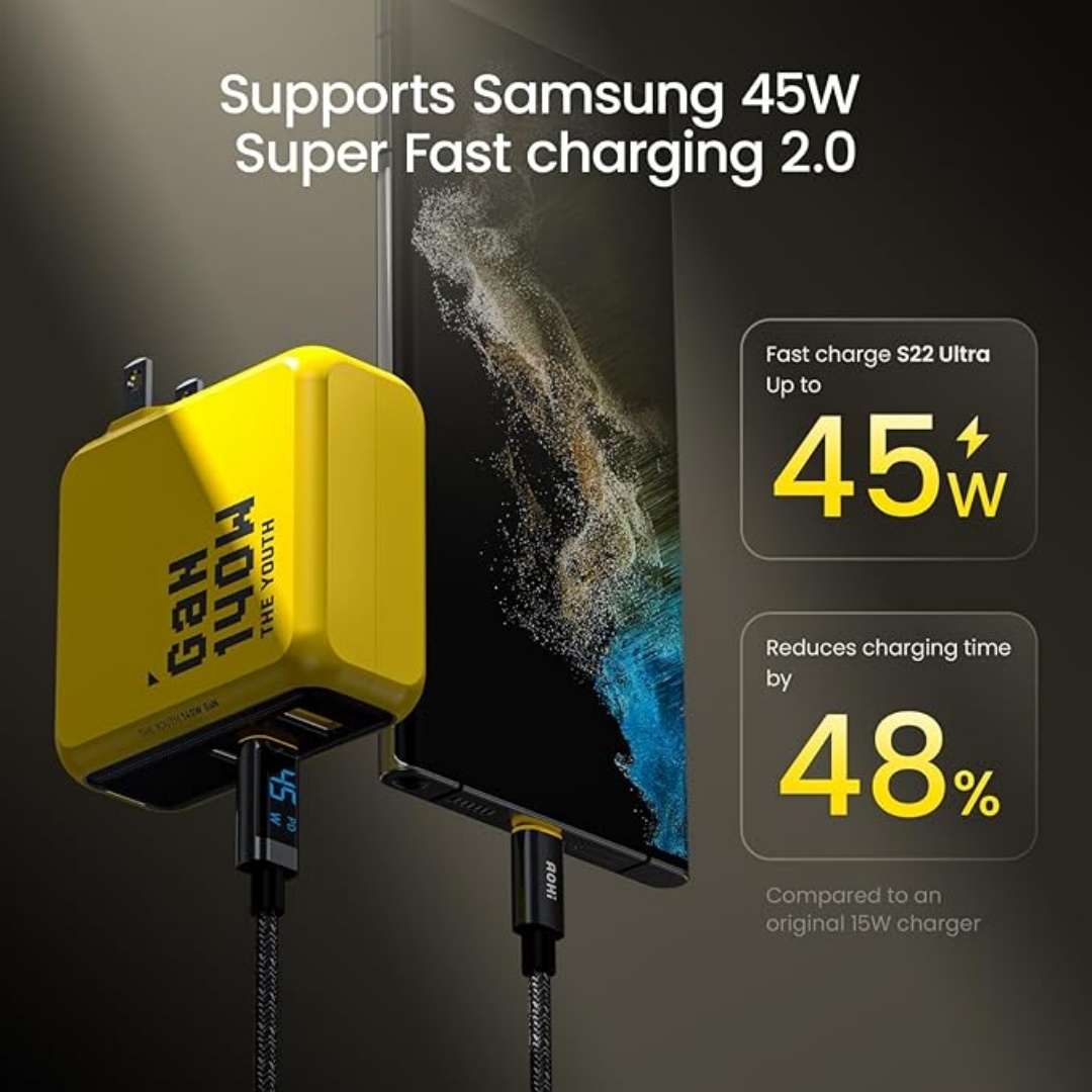 AOHI Youth 140W GAN Charger PD - Dell Tablet Accessories บทวิจารณ์และราคา