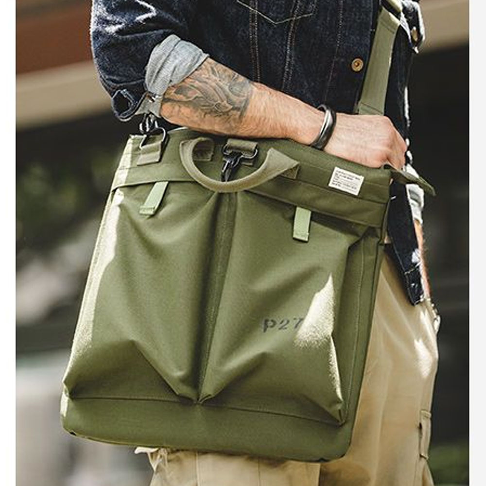 กระเป๋าสะพายข้างผ้าแคนวาสสไตล์ - Tablet Shoulder Bag บทวิจารณ์และราคา