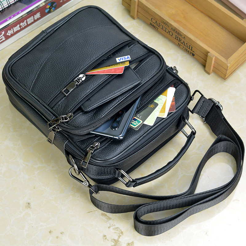 แฟชั่นผู้ชายกระเป๋าถือหนังแท้ก - Tablet Shoulder Bag บทวิจารณ์และราคา