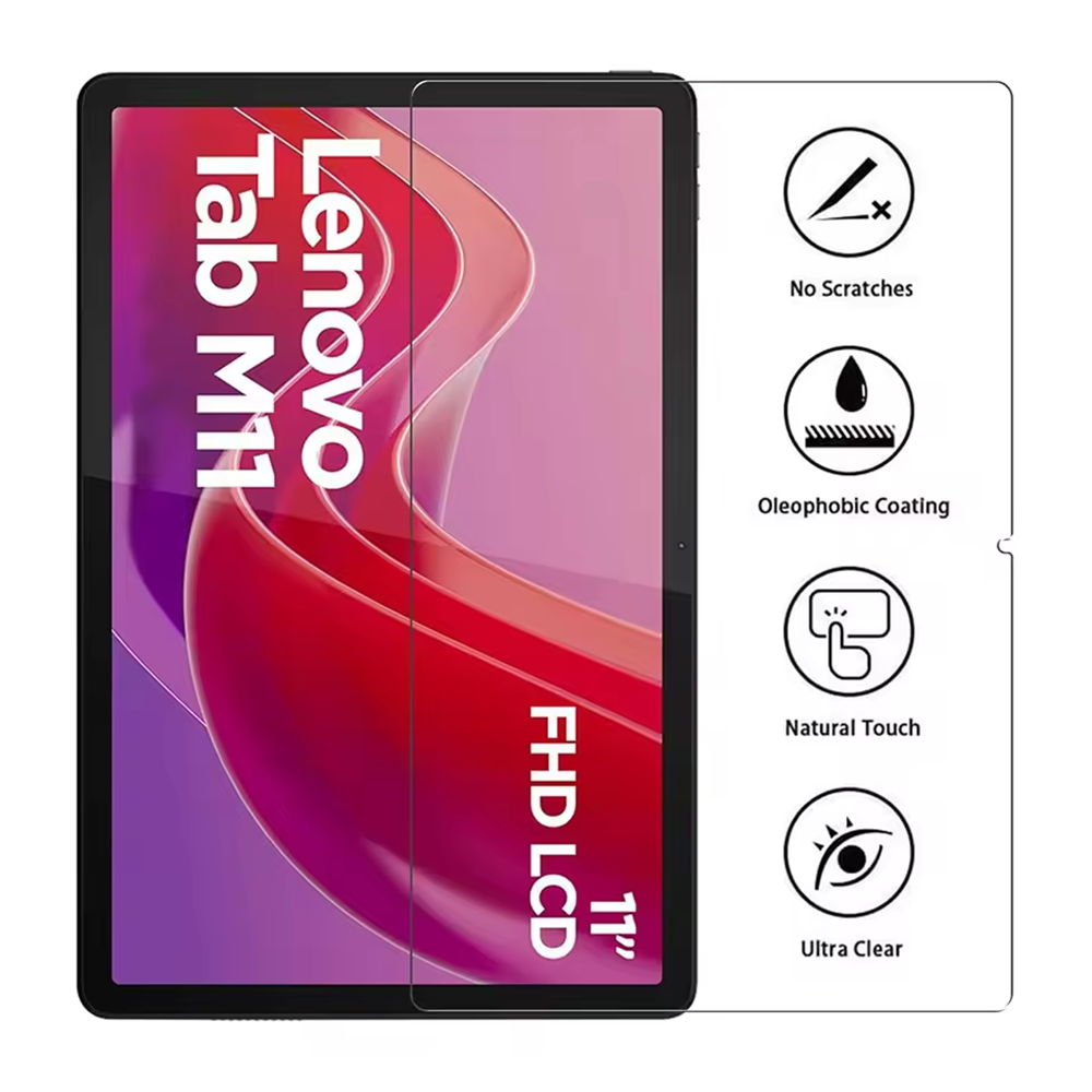 1 ชิ้น 9H กระจกนิรภัยป้องกันหน - Lenovo Tablet M11 Accessories บทวิจารณ์และราคา