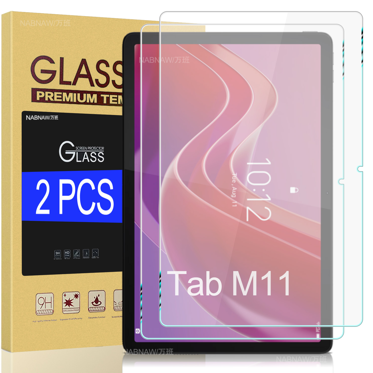 2 ชิ้น HD Scratch Proof Screen - Lenovo Tablet M11 Accessories บทวิจารณ์และราคา