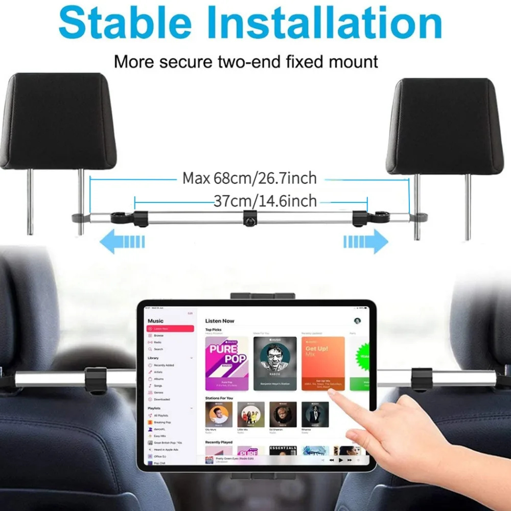 13 ''รถ Headrest แท็บเล็ตสําหร - Xiaomi Tablet Accessories บทวิจารณ์และราคา