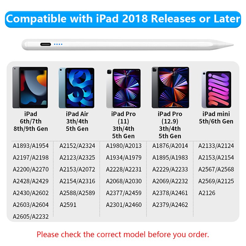 สําหรับ Apple ดินสอการปฏิเสธปา - Ipad Pencil Stylus บทวิจารณ์และราคา